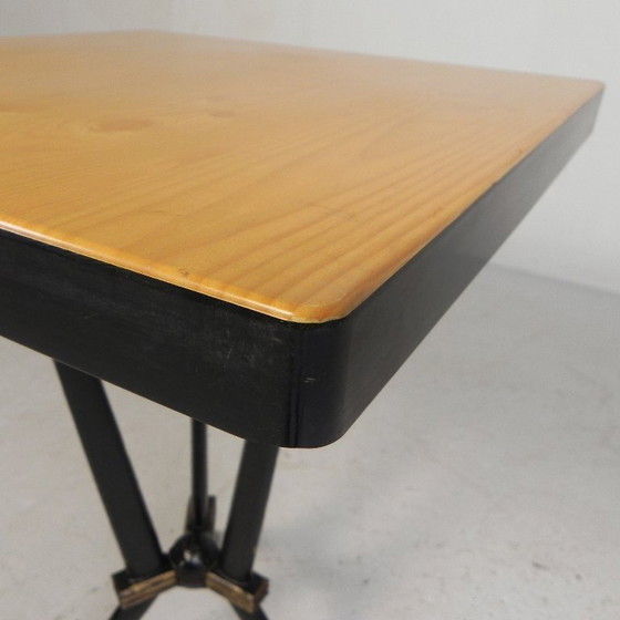 Image 1 of Bistro table with Bakelite top Berc Antoine Paris, 1950s