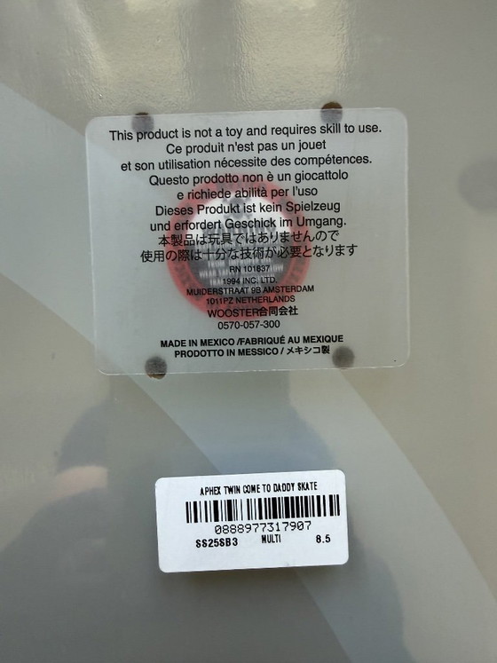 Image 1 of TRYPTIQUE APHEX TWIN SKATEBOARD SUPREME NYC WARP LOFT