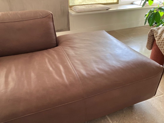 Image 1 of Canapé d'angle Rolf Benz Mio, cuir marron