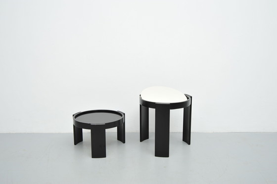 Image 1 of Model 780/783 Tables By Gianfranco Frattini For Cassina (1950s)