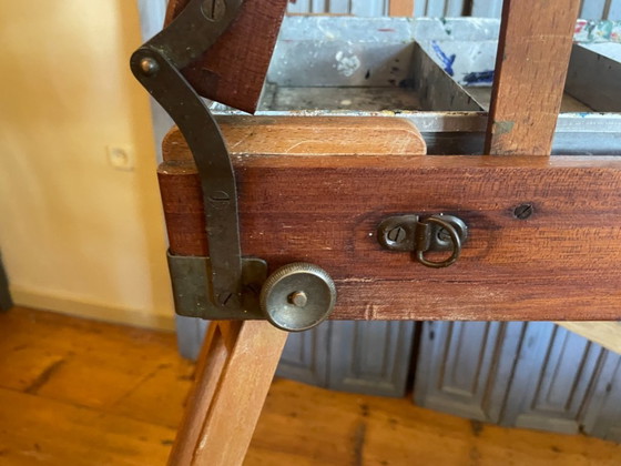 French 1920s Portable Easel Field Easel Painter's Easel – Decorative Objects, Wood (photo 12 of 17)