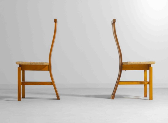 Image 1 of Sculptural 1980s dining chairs