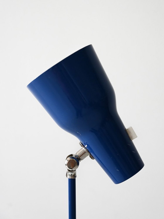 Image 1 of Lámpara de pie azul de los años 60 de Falkenbergs