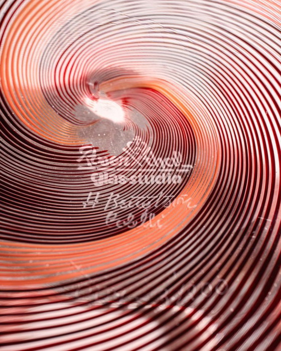 Image 1 of Rosenthal Glasstudio “Fadenglas” Vase – Mario Colelli & Hertha Bengtson · Limited Edition, Germany