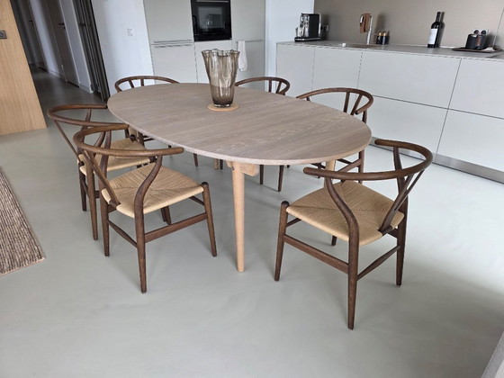 Image 1 of Eettafel Carl Hansen CH338 Eiche Weißöl
