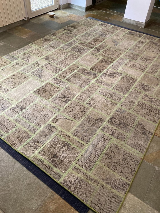 Image 1 of Wollflickenteppich