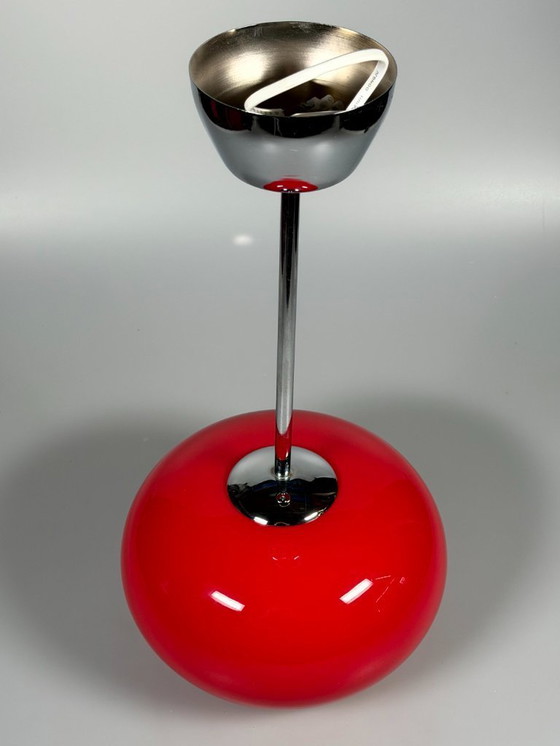 Image 1 of 60er 70er Jahre Lampe Leuchte Hängelampe Glas Deckenlampe Space Age Design