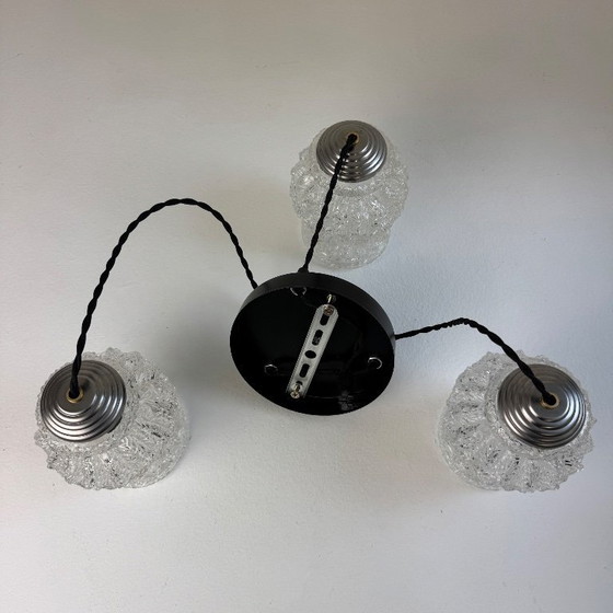 Image 1 of LAMPADARIO A CASCATA VINTAGE A 3 LUCI