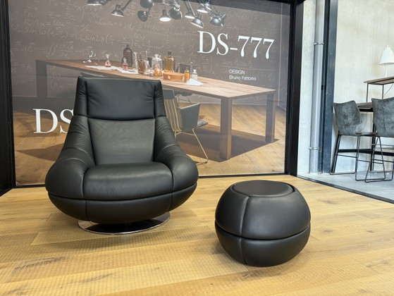 De Sede 166 Armchair with Ottoman Black Leather (photo 9 of 15)