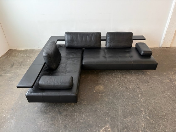 Rolf Benz Dono Divano Designer Pelle Nera Ottime Condizioni – Divani angolari (photo 5 of 11)