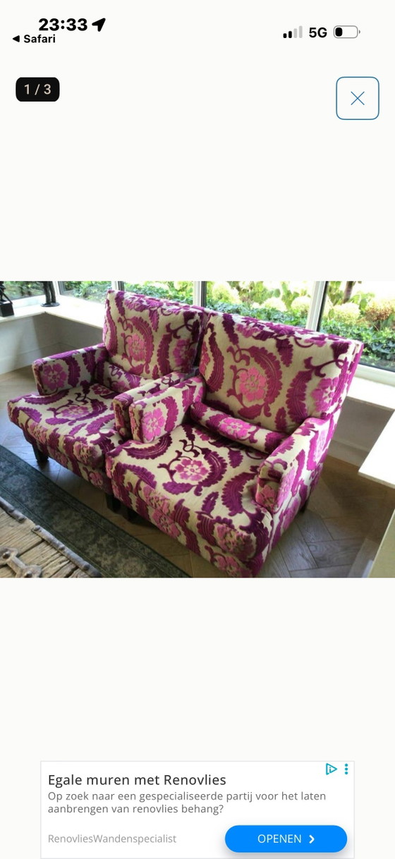 Image 1 of 2 Designers Guild fauteuil