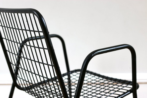 Image 1 of Een paar vintage metalen tuinstoelen, model EMU Rio.