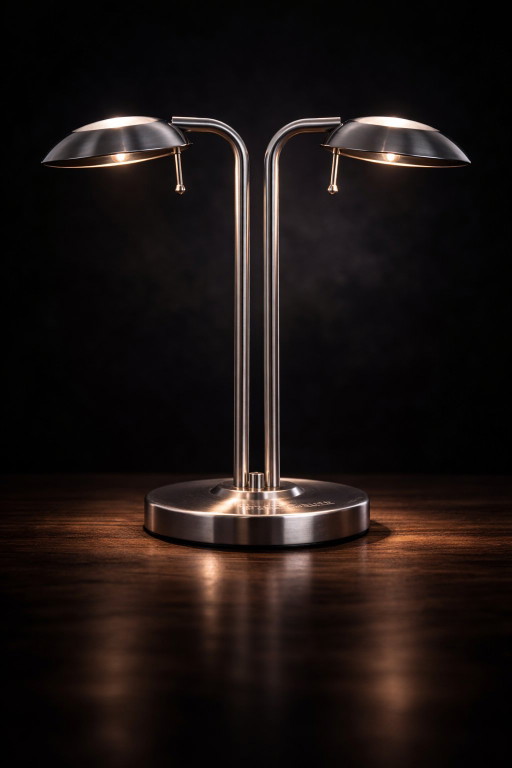 Postmodern Twin-Light Table Lamp by Jan des Bouvrie for Boxford Holland, 2000s