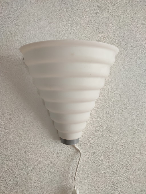 Vintage Ikea Wandlamp 2 x Wit '90 V 9601 Bernt Boysen 