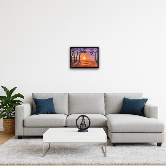 Image 1 of Gouache auf 250 g/m² Naturpapier. Größe 40 x 30 cm.