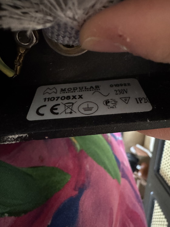 Image 1 of 6x Modular Lighting Instruments Duell wandlamp zwart/goud