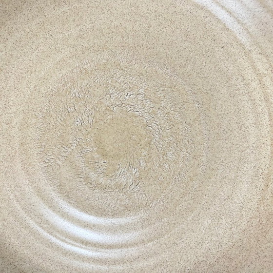 Image 1 of Set van 4 Salins-borden met groene rand, 20e eeuw