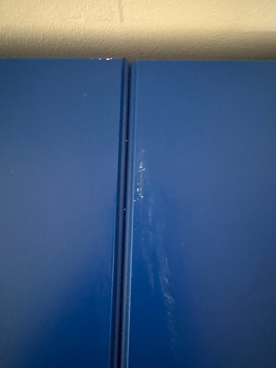 Image 1 of 4x blauwe kastjes van Montana (2 x deurtjes en 2 x laden)