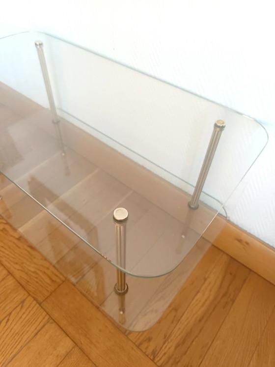 Brass and glass coffee table, Jansen style, circa 1960 (photo 10 of 10)