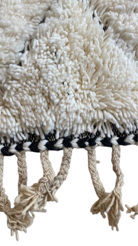Image 1 of Handgeknüpfter Beni-Ourain-Teppich – 100 % Wolle aus dem Atlasgebirge – 280 x 150 cm