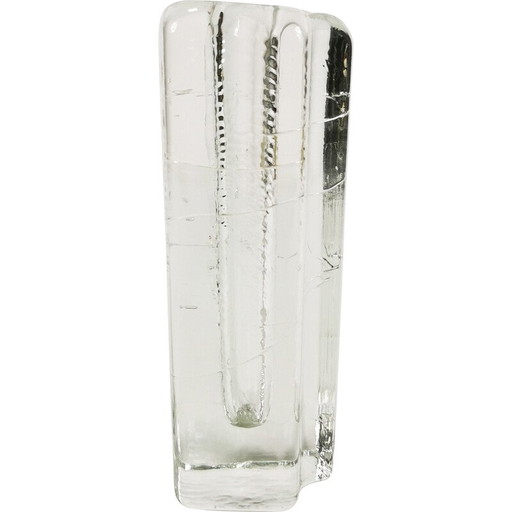 Vase vintage en cristal de Christinen Hutte, Allemagne 1960
