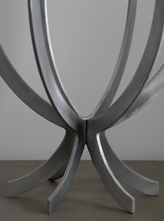 Image 1 of Lampadario vintage in metallo, design spaziale/futuristico/anni '70