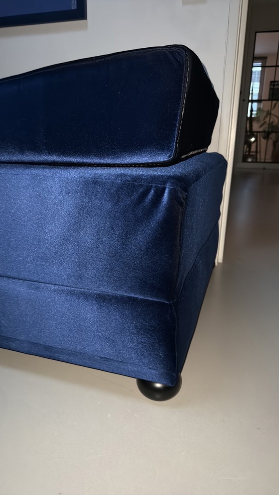 Image 1 of Unique custom made sleeper sofa - Yves Klein blue