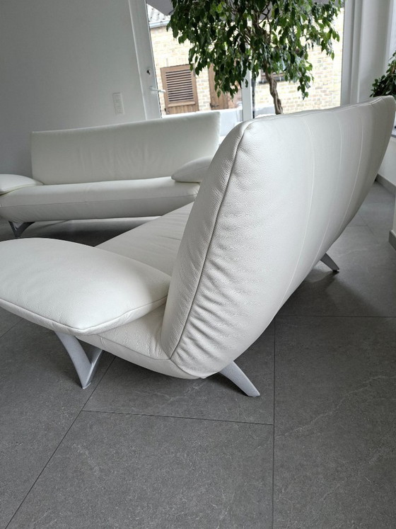 Image 1 of Rolf Benz 2-Sitzer + 3-Sitzer Lederausstattung, aufgearbeitet