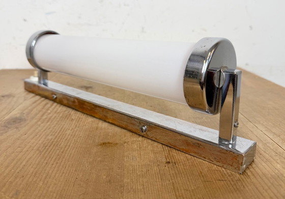 Image 1 of Vintage Art Deco wandlamp met opaalglas, jaren 1930