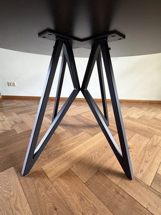 Image 1 of Studio Henk dining table with 6 Hay dining chairs