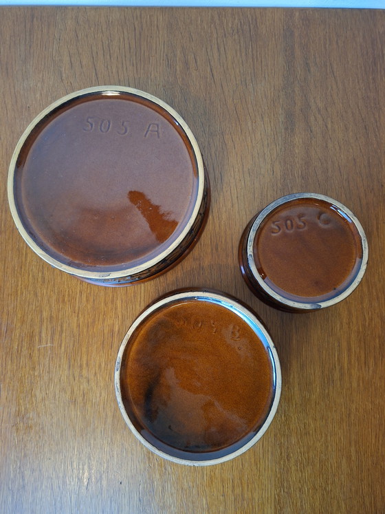 Image 1 of Ciotole in ceramica della Germania dell'Est di metà secolo