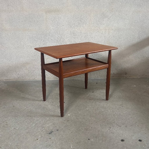 Teak Side Table by Ejvind A. Johansson for Vitré – bijzettafels, Wood