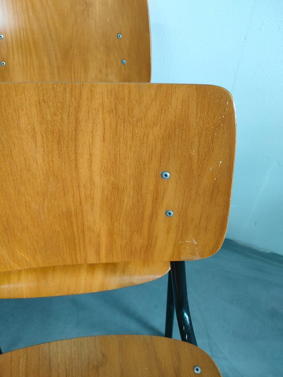Image 1 of Vintage jaren 70 schoolstoelen (stapelbaar)