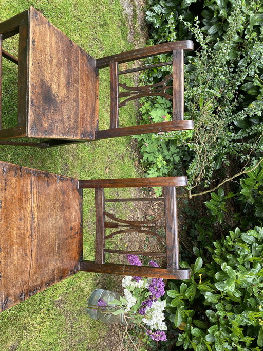 2 Antique Dining Chairs