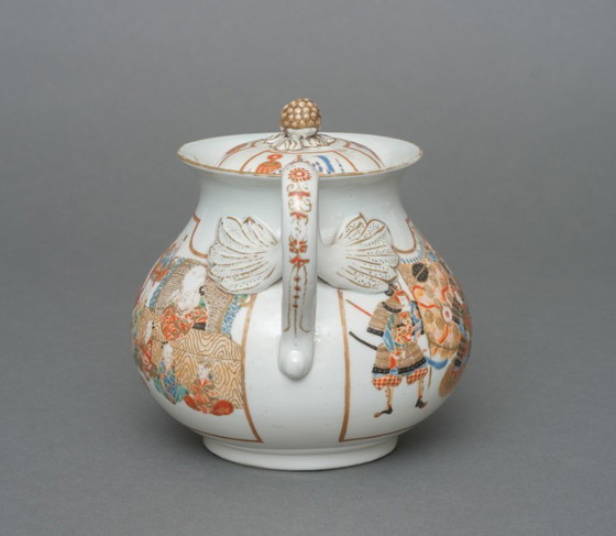 Image 1 of antieke Japanse porseleinen theepot Imari-ware
