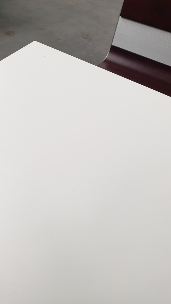 Image 1 of Moooi mesa contenedor + pie extra bajo blanco clásico diseño holandés mesa de jardín exterior/interior marcel wanders