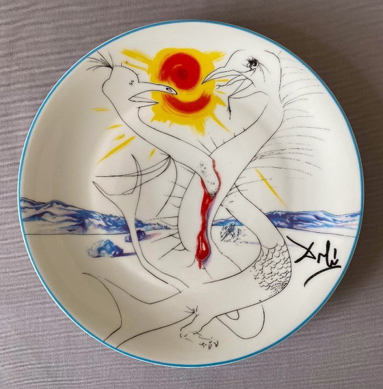 Image 1 of Platos de porcelana de Salvador Dalí