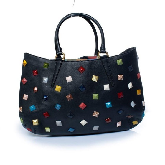 Image 1 of Fendi, B.Fab convertible studded medium tote