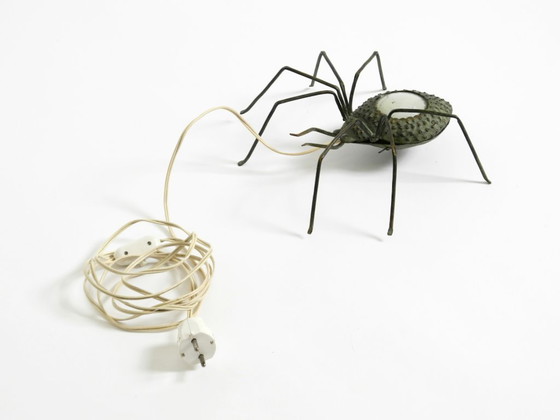 Image 1 of Bellissima lampada da parete italiana "Spider" in stile Mid-Century Modern realizzata in metallo