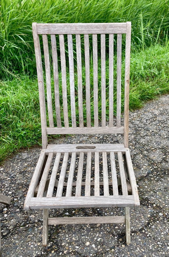 Image 1 of 2x Gloster tuinstoelen