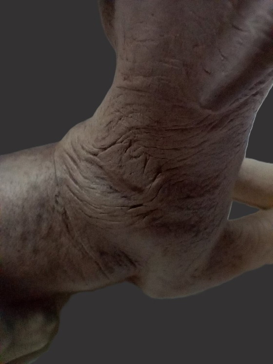 Image 1 of Borsa vintage in pelle Greyhound Château modellata a mano di metà secolo (Canada)