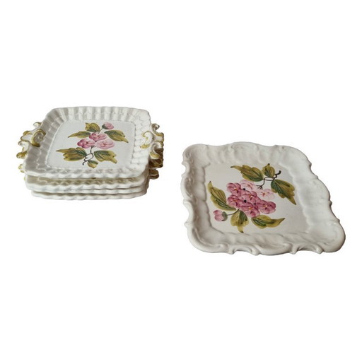 Vintage Italian pastry plates