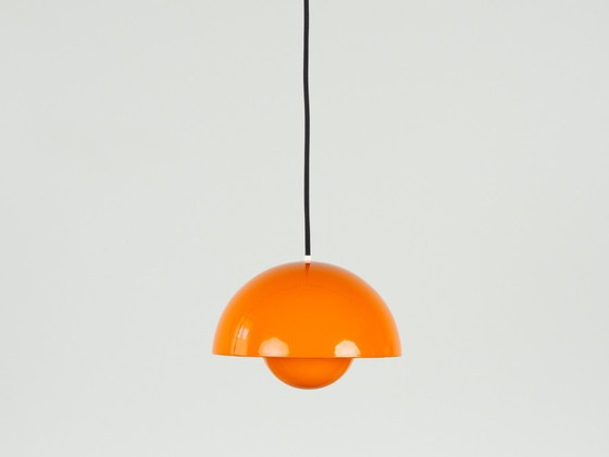 Set van 2 Deense vintage bloempotlampen van Verner Panton, Louis Poulsen, 1968 – Hanglampen, Other (photo 3 of 7)
