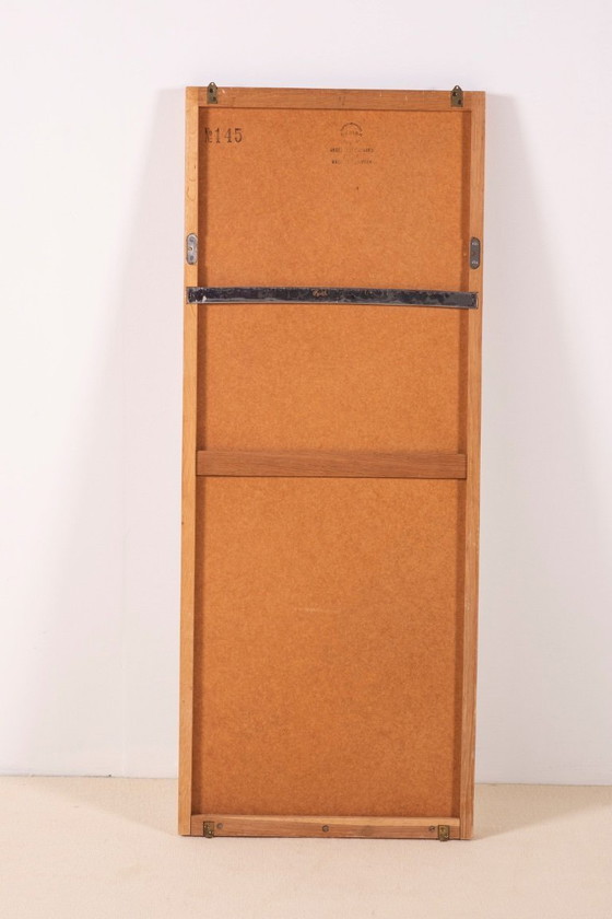 Image 1 of Kai Kristiansen Oak Mirror Model 145 for Aksel Kjersgaard, 1960s