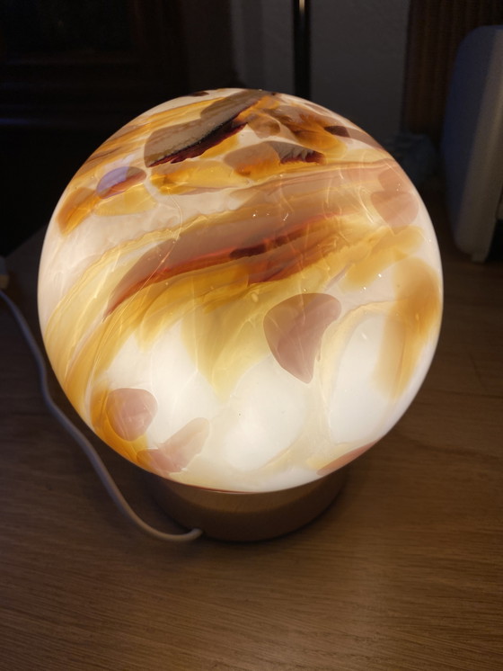 Image 1 of Murano Glas Kugellampe 70er Jahre