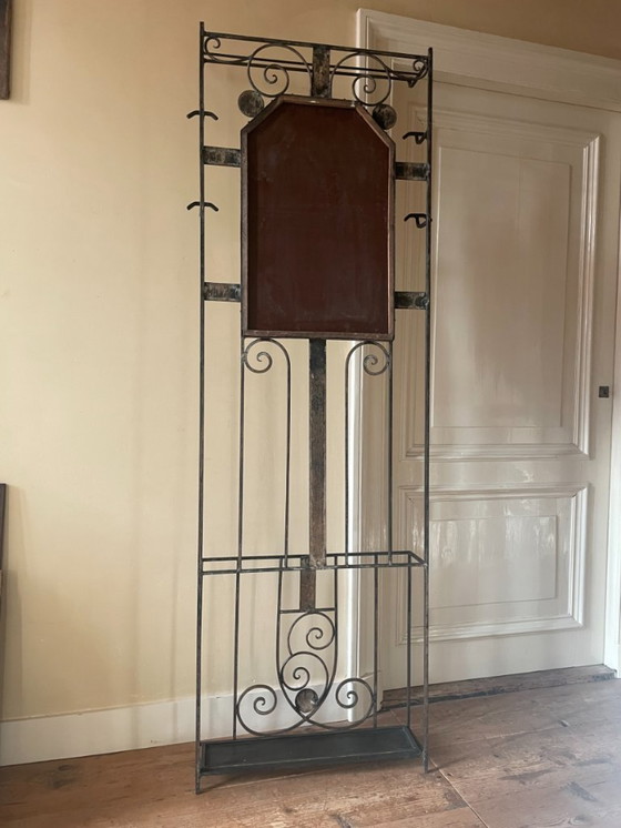 Image 1 of Wandkapstok Kapstok art deco 1930 Frans