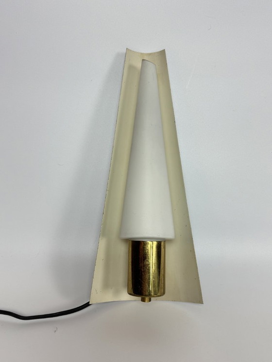 Image 1 of Abat-jour en forme de bougie et douille en laiton, petit accessoire