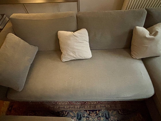 Divano Frigerio Davis con chaise longue e pouf – Divani angolari, Textile (photo 4 of 5)