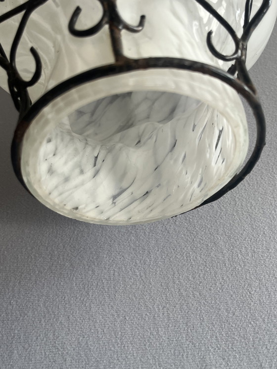 Image 1 of Venetian opaline lamp Murano