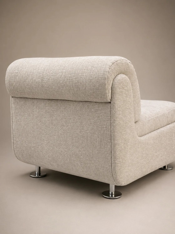 Vintage Space Age lounge fauteuil – Metal (photo 4 of 6)